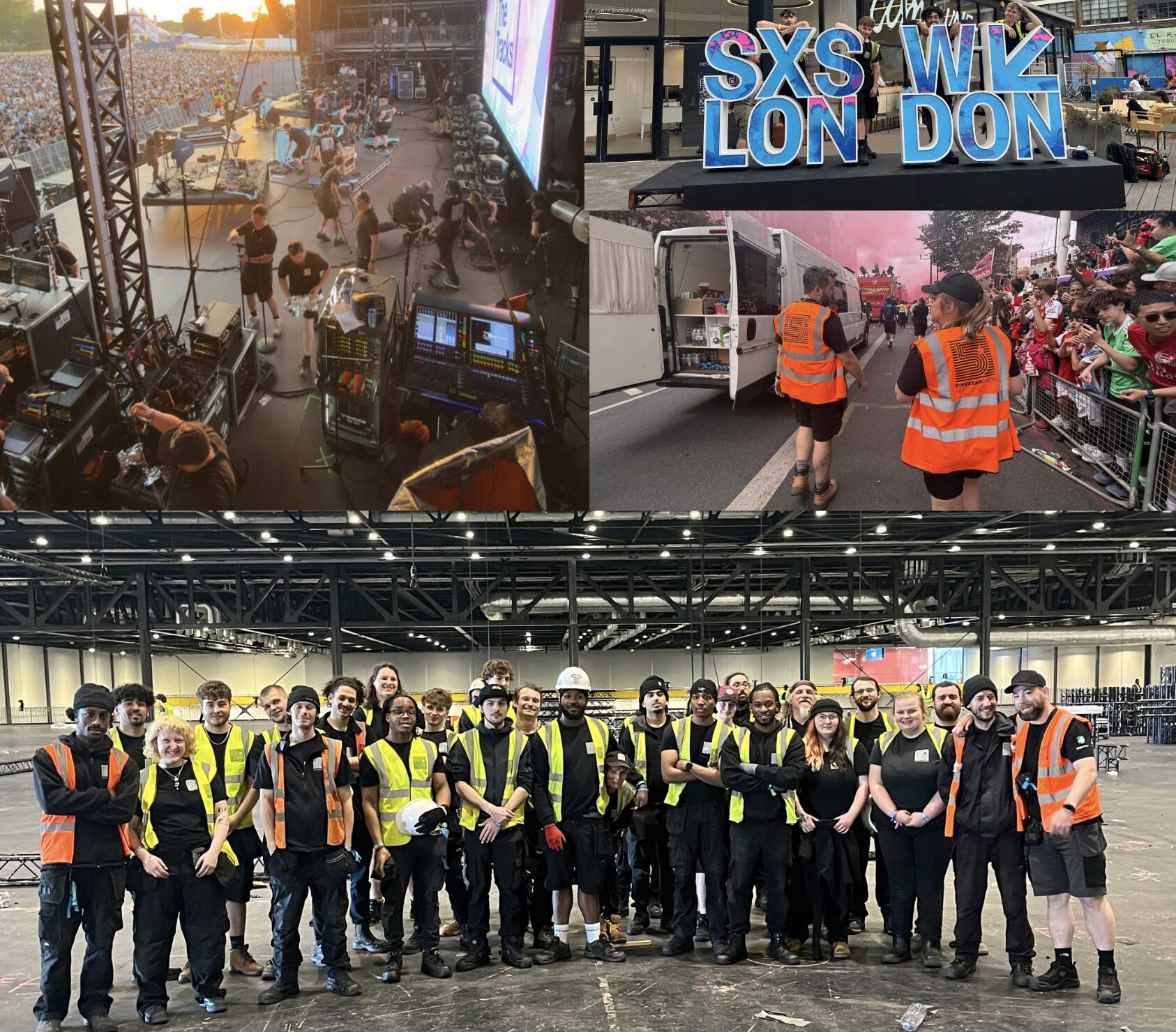 Five Star event crew at SXSW London 2026